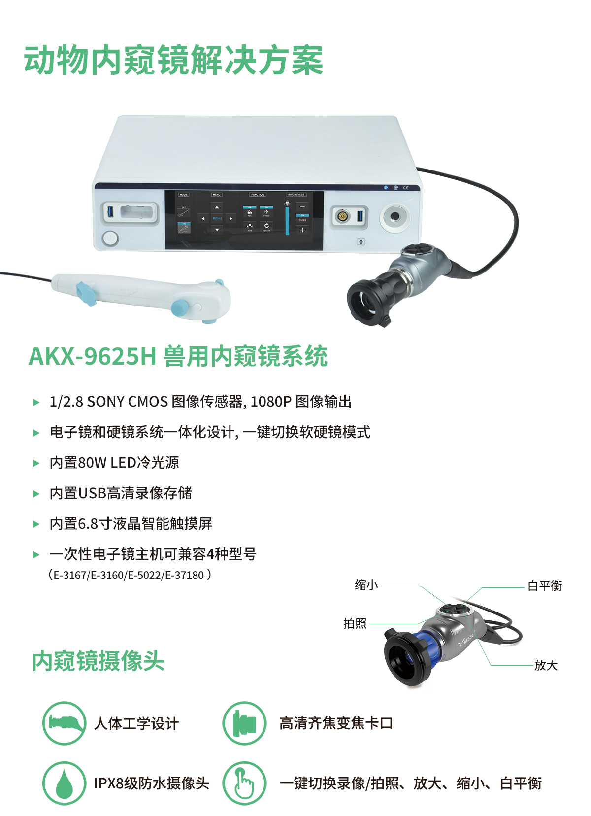AKX-9625H 獸用內(nèi)窺鏡系統(tǒng) AKX-9625H 獸用內(nèi)窺鏡系統(tǒng)